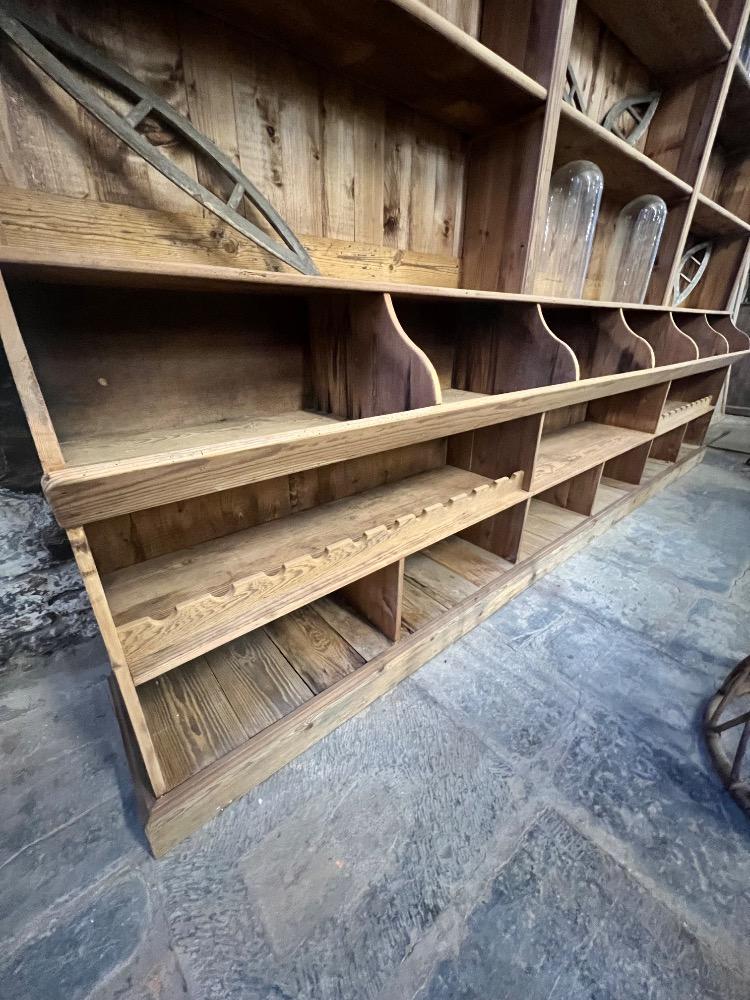 Antique grocery store furniture, early 20th century 