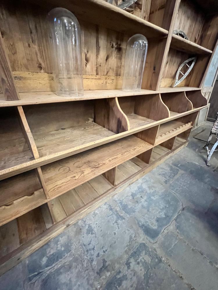 Antique grocery store furniture, early 20th century 