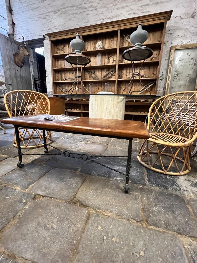 Brutalist coffee table, mid-20th century