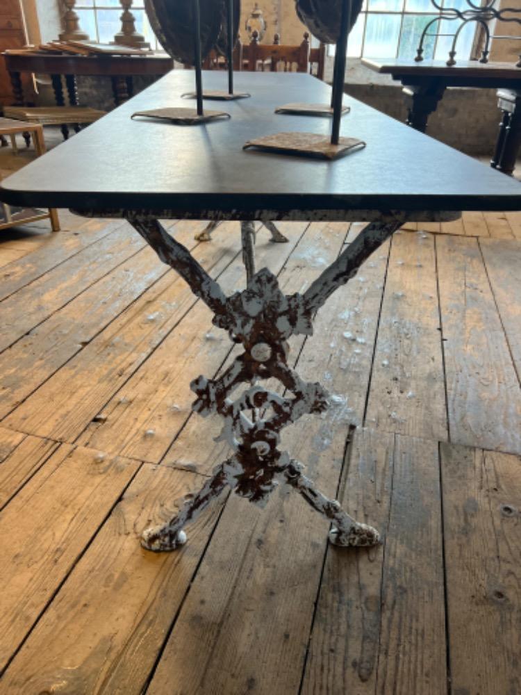 Cast iron bistro table, early 20th century 