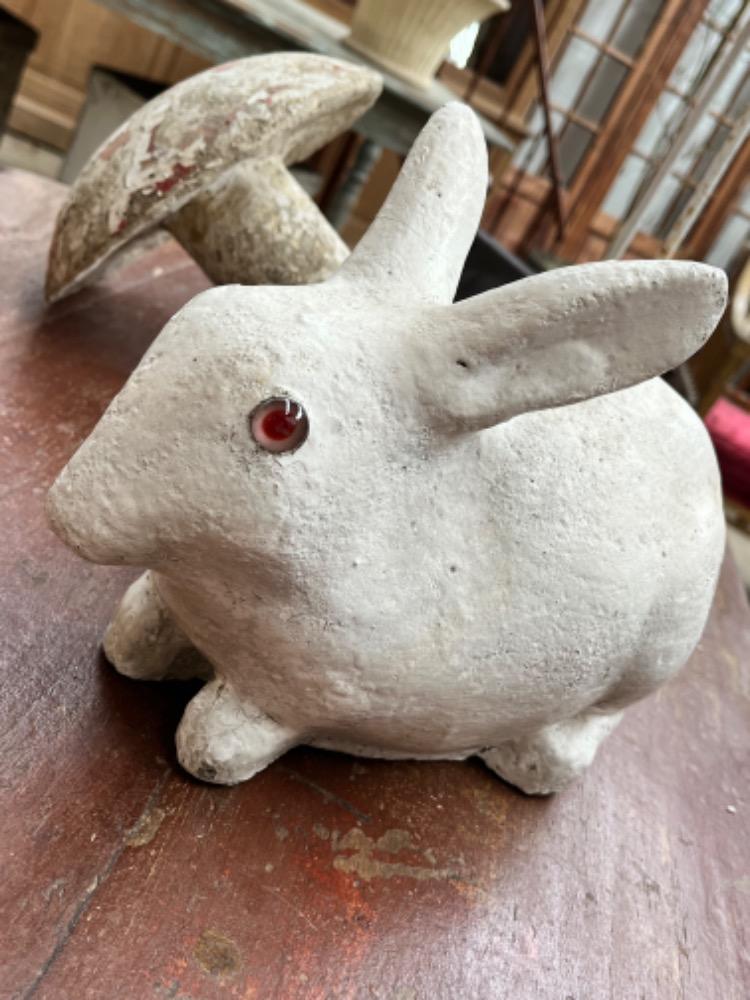 Concrete rabbit, mid-20th century