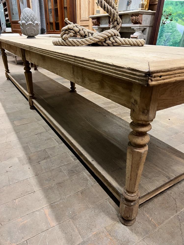 Large draper’s table, mid-19th century 