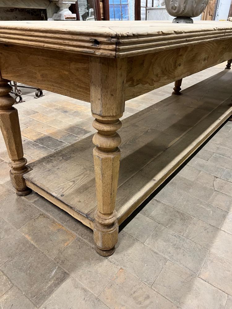 Large draper’s table, mid-19th century 