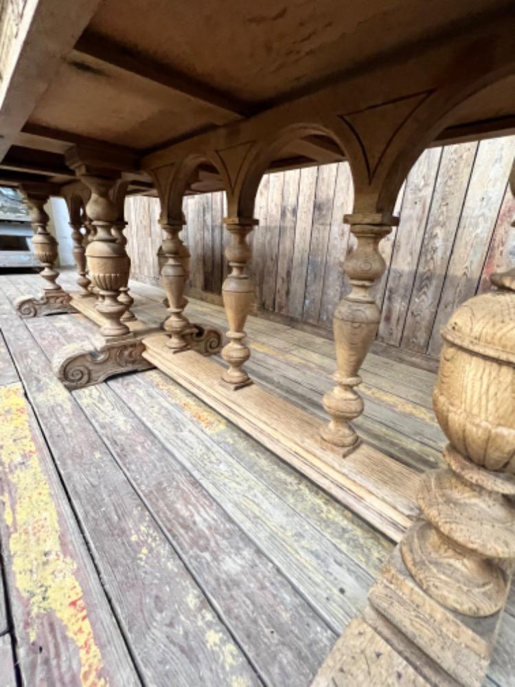 Large library table, early 20th century 