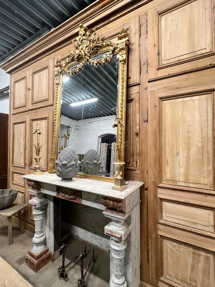 Large Louis XVI style mirror, early 20th century 