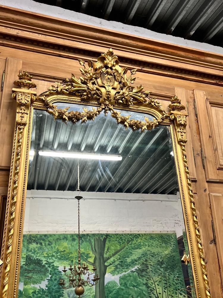 Large Louis XVI style mirror, early 20th century 