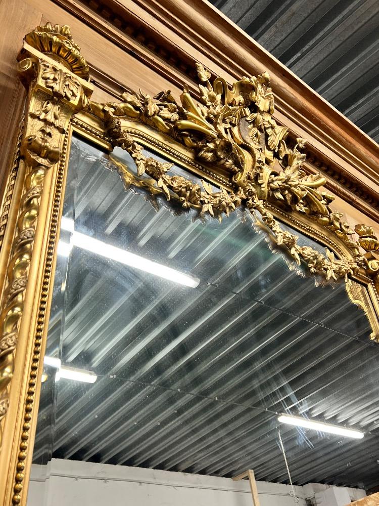 Large Louis XVI style mirror, early 20th century 