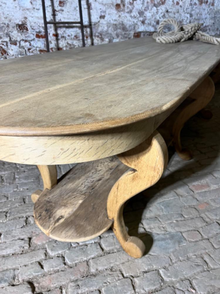 Large oak store console, early 20th century