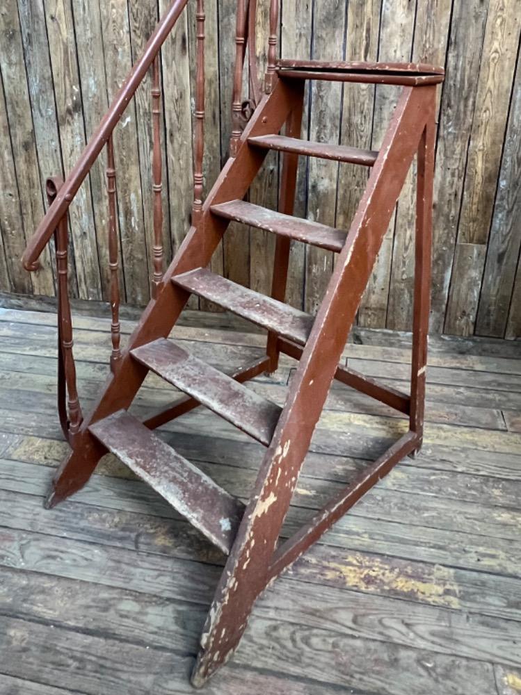 Library ladder, late 19th century 