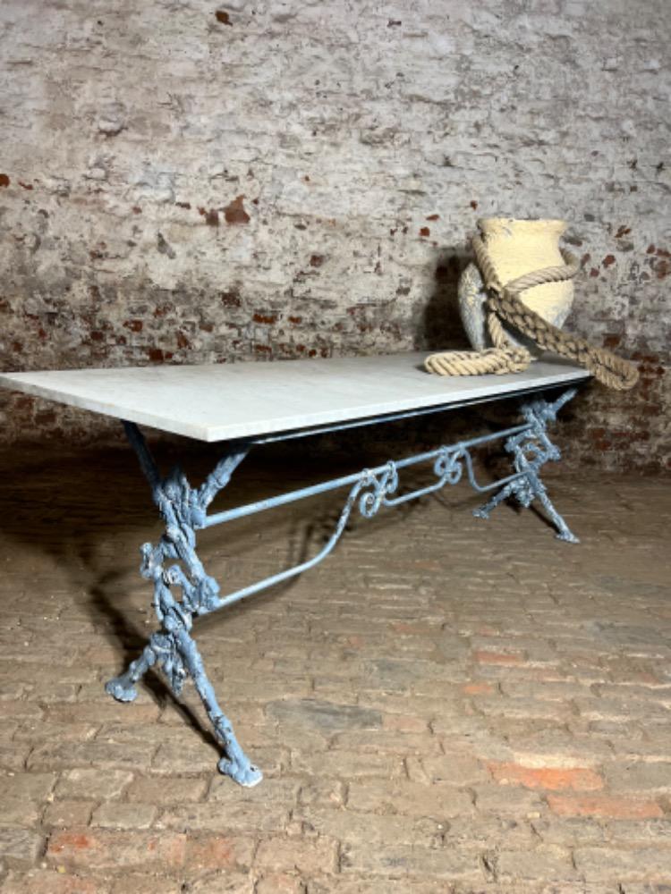 Metal bistro table, early 20th century 