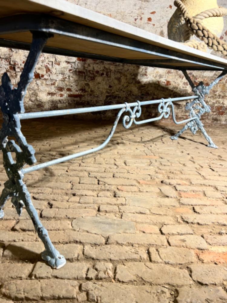 Metal bistro table, early 20th century 