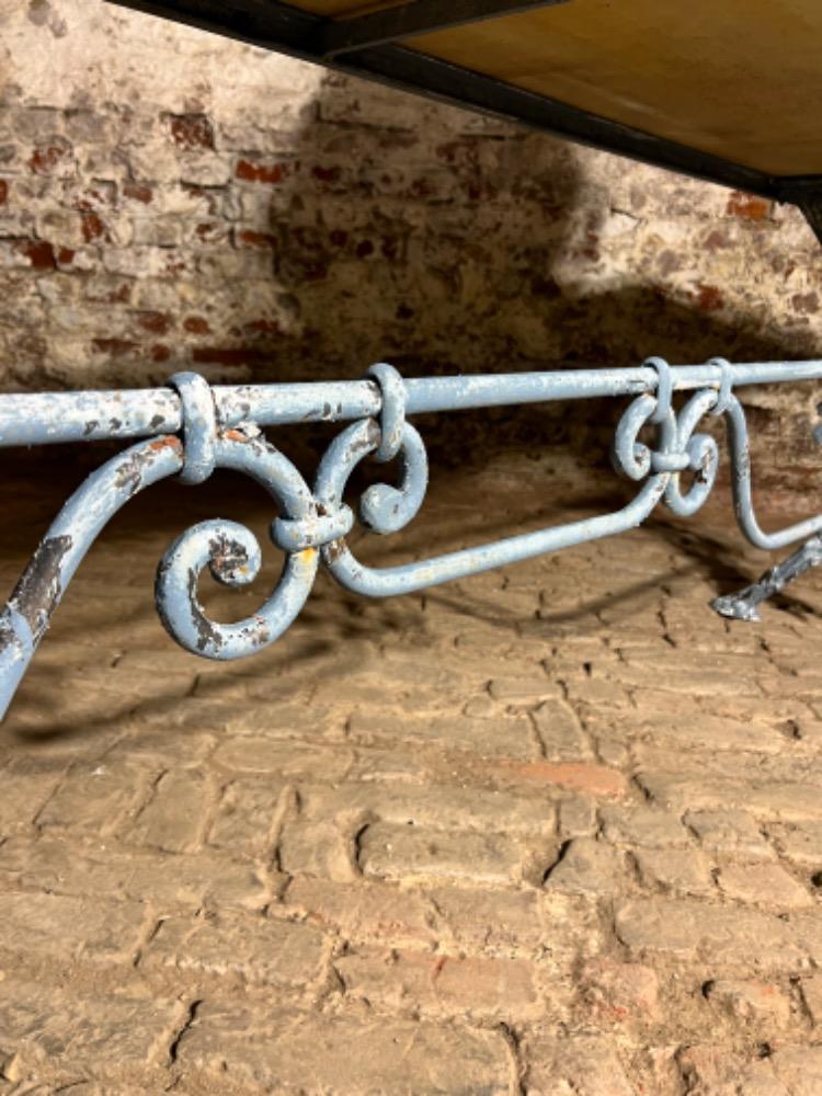 Metal bistro table, early 20th century 