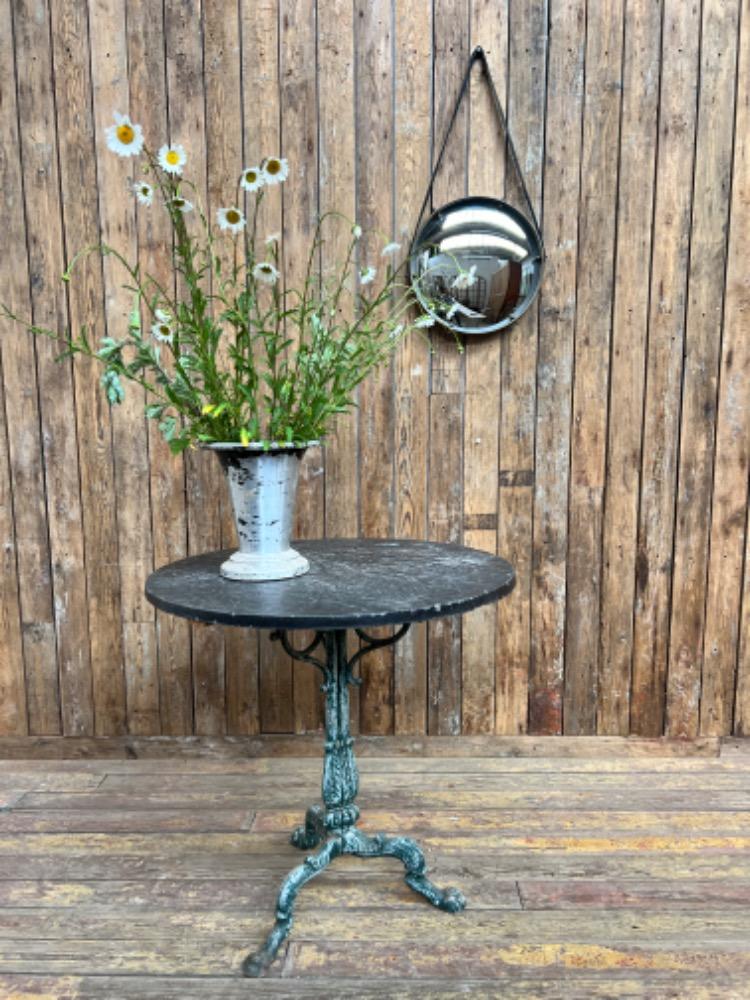 Metal pedestal table, early 20th century 