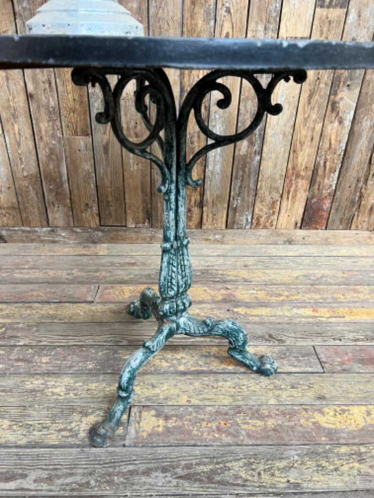 Metal pedestal table, early 20th century 