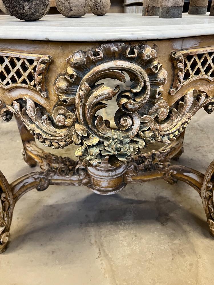 Napoleon III center table, late 19th century