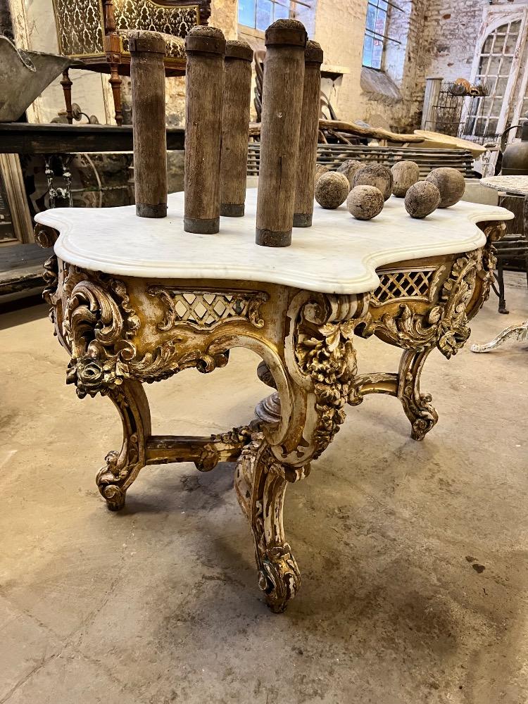 Napoleon III center table, late 19th century