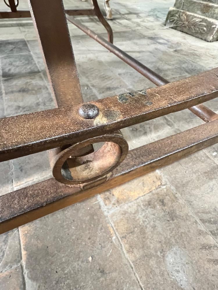 Orangery metal table, early 20th century