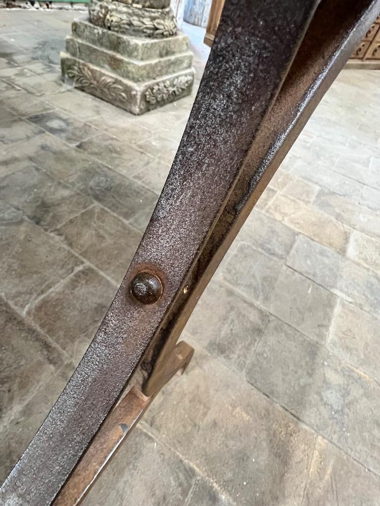 Orangery metal table, early 20th century