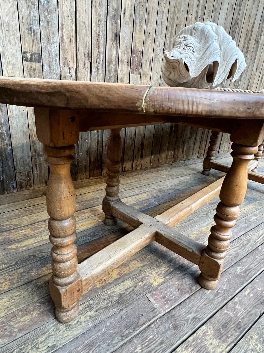 Oval console table, mid-20th century