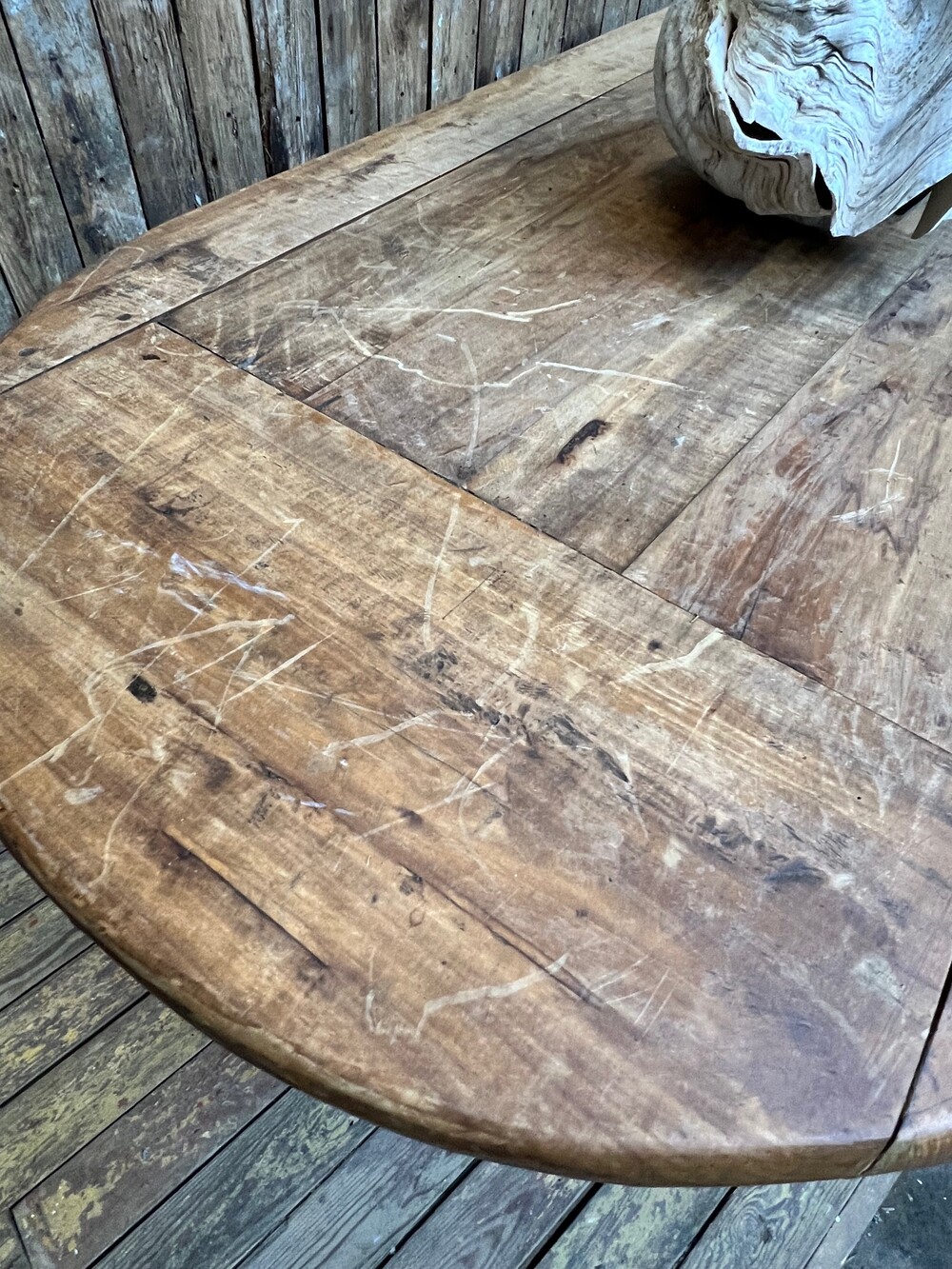 Oval console table, mid-20th century