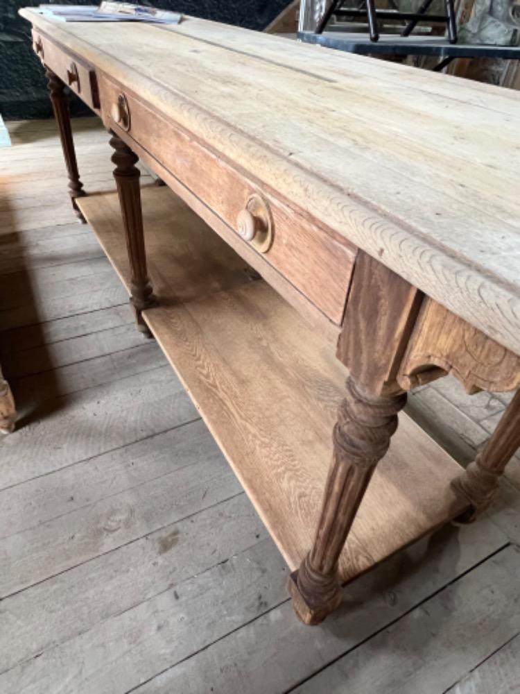 Pair of silk workshop tables, late 19th century 