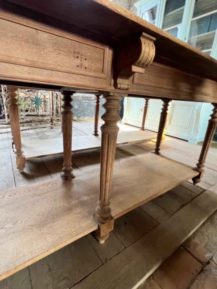 Pair of silk workshop tables, late 19th century 