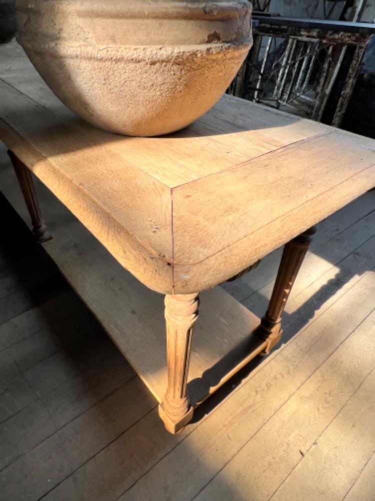 Pair of silk workshop tables, late 19th century 