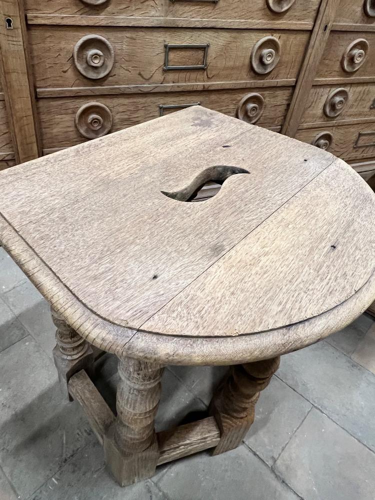 Series of 4 stools, mid-20th century 