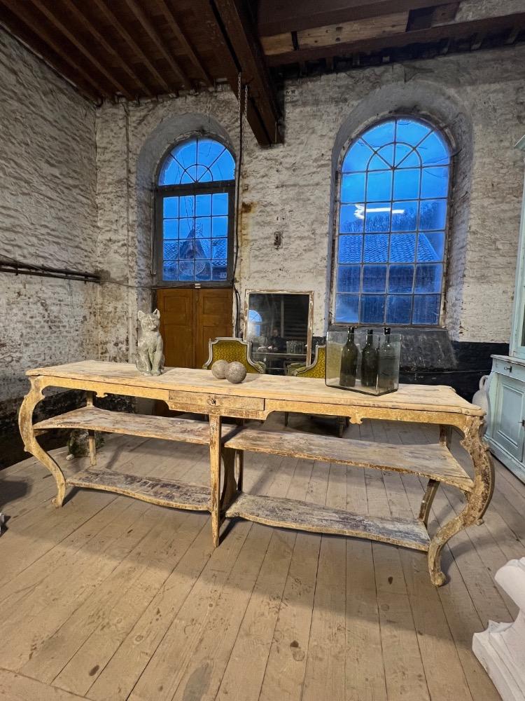 Shop console table, late 19th century 