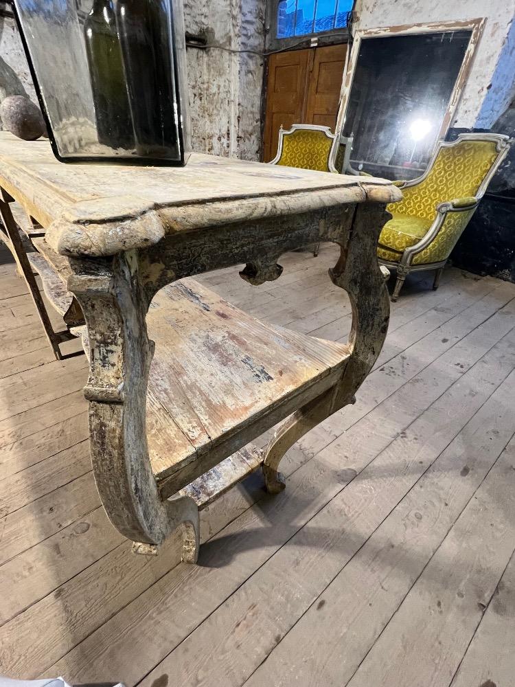 Shop console table, late 19th century 