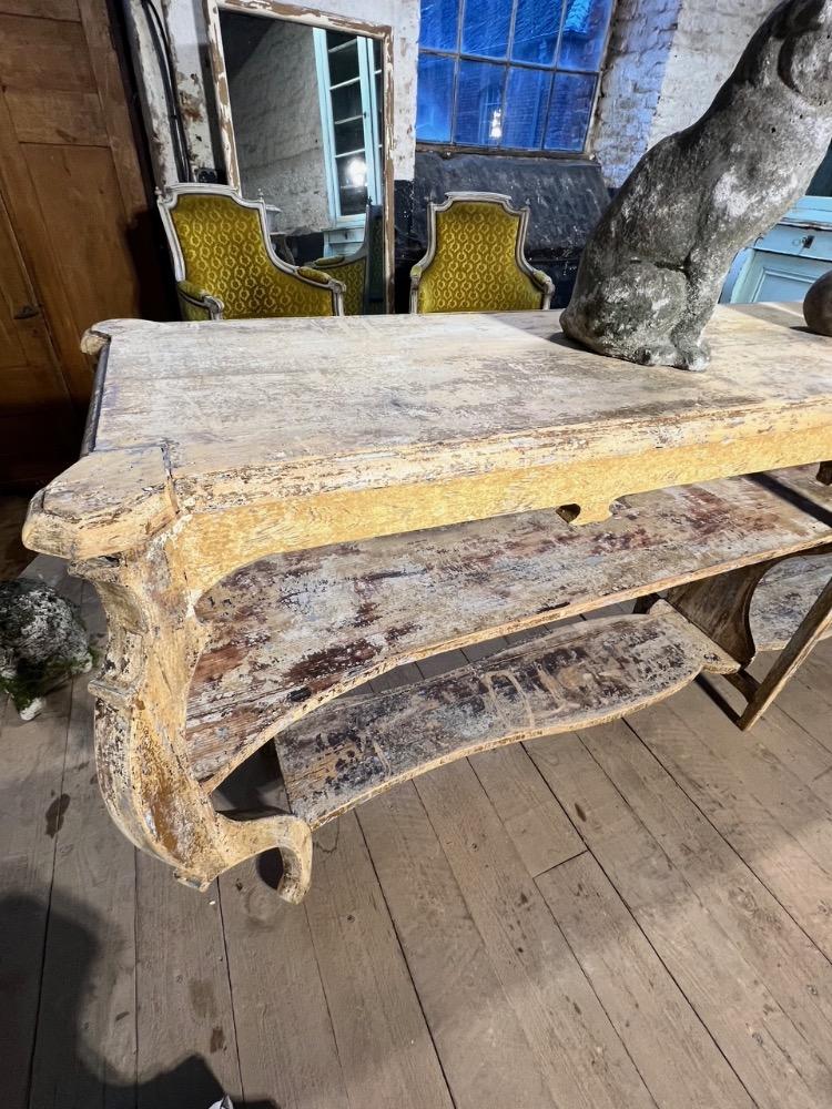 Shop console table, late 19th century 