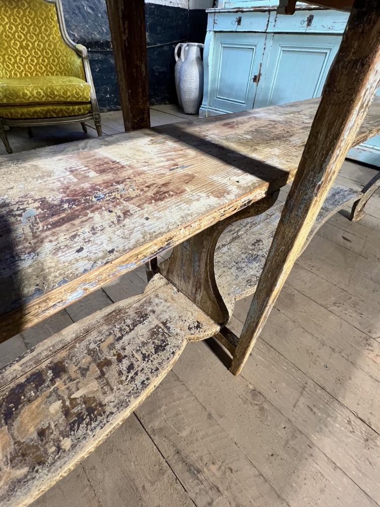 Shop console table, late 19th century 