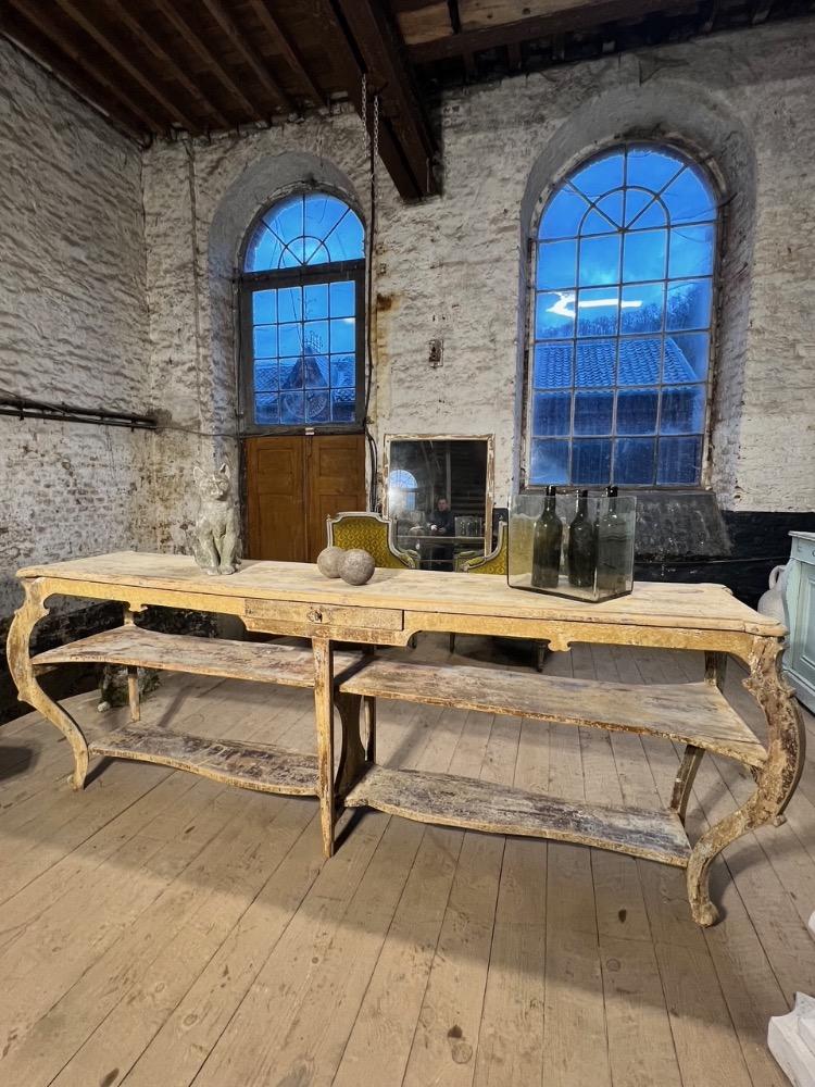 Shop console table, late 19th century 