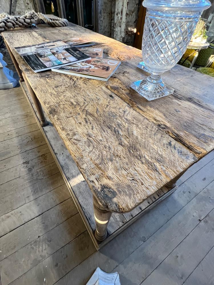 Workshop table, late 19th century 