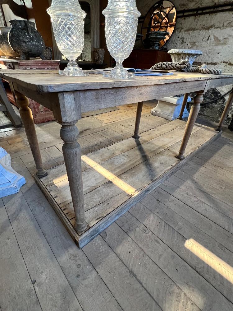 Workshop table, late 19th century 