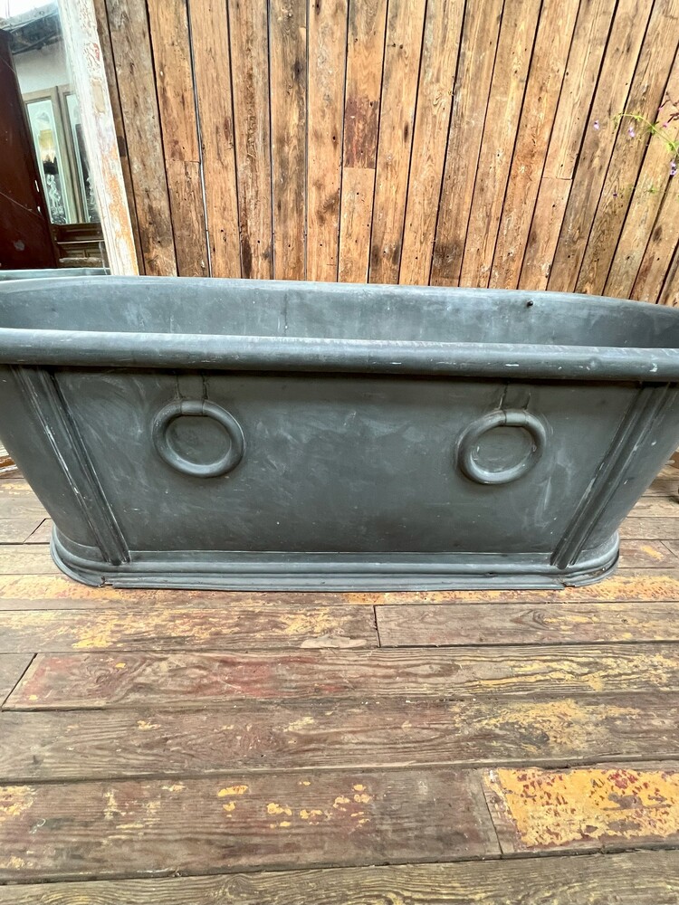 Zinc bathtub, 19th century